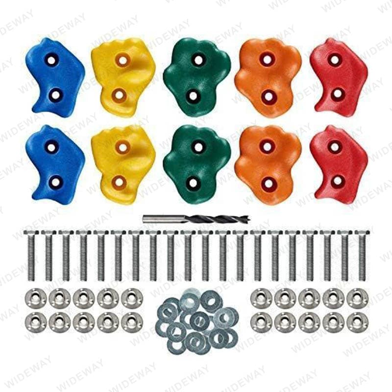 10 Colorful Kids Rock Climbing Holds Set thumbnail 3