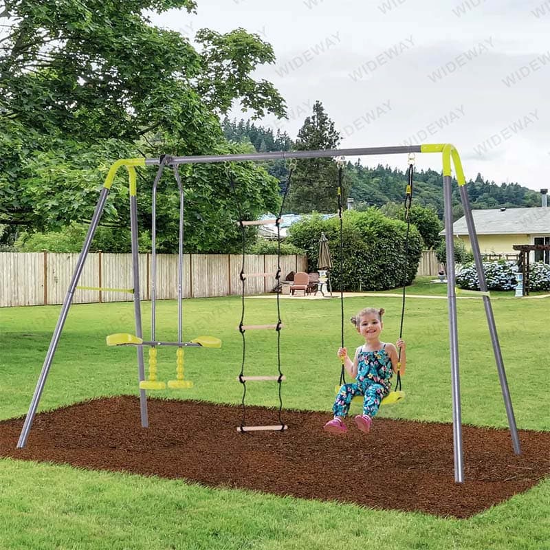 3 In 1 Kid Swing Set For Backyard thumbnail 2