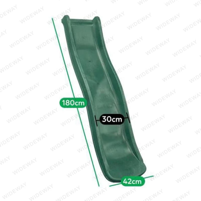 6FT Plastic Garden Wavy Slide thumbnail 3