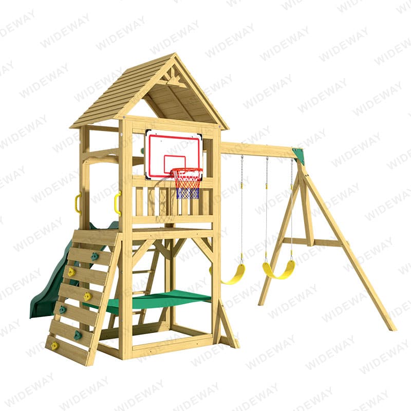 Dragon-Casa Wooden Swing Set thumbnail 3