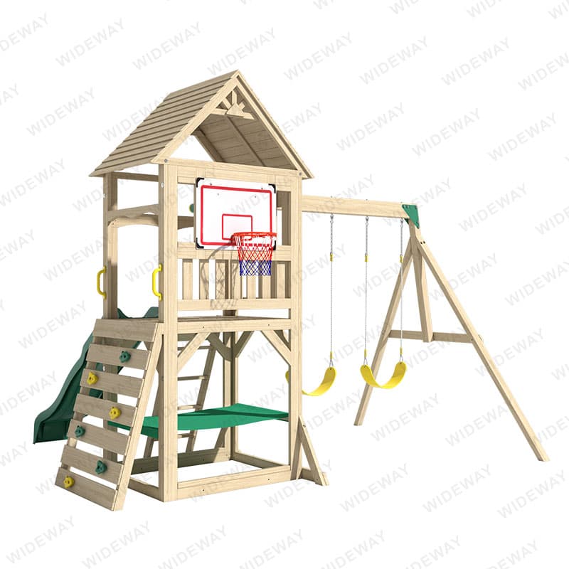 Dragon-Casa Wooden Swing Set thumbnail 4