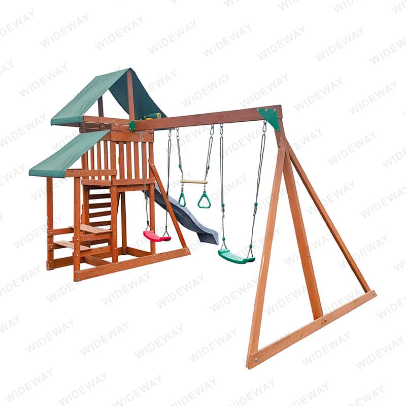 Dragon-Cocoon Outdoor Wooden Swing Set thumbnail 5