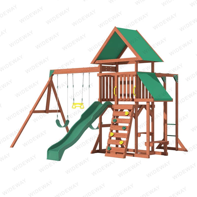 Dragon-Garden Frames Wooden Swing Set thumbnail 2