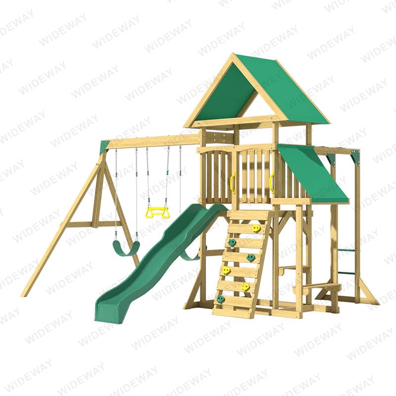 Dragon-Garden Frames Wooden Swing Set thumbnail 3