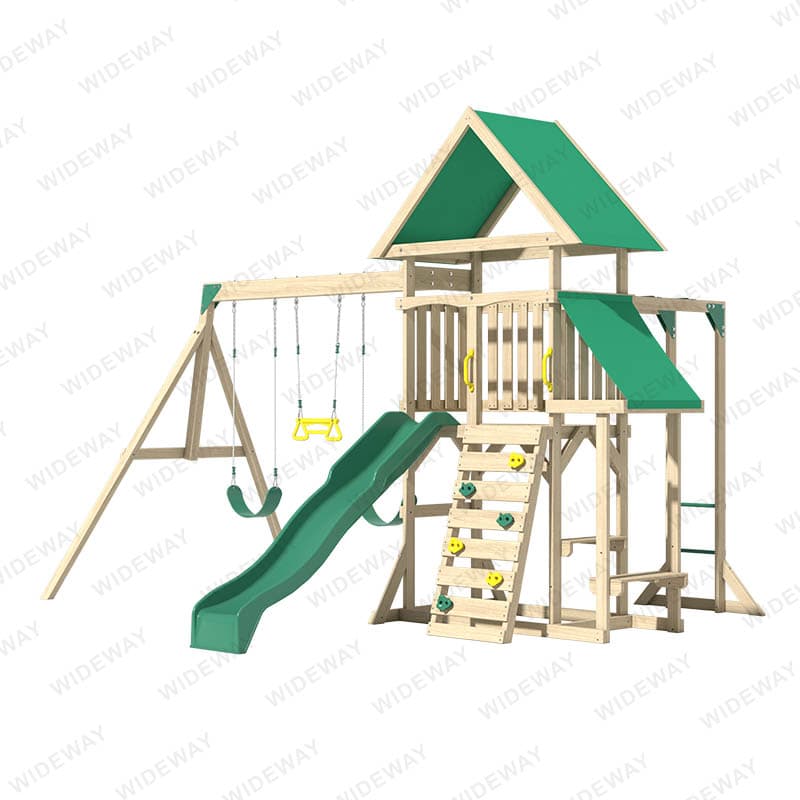 Dragon-Garden Frames Wooden Swing Set thumbnail 4
