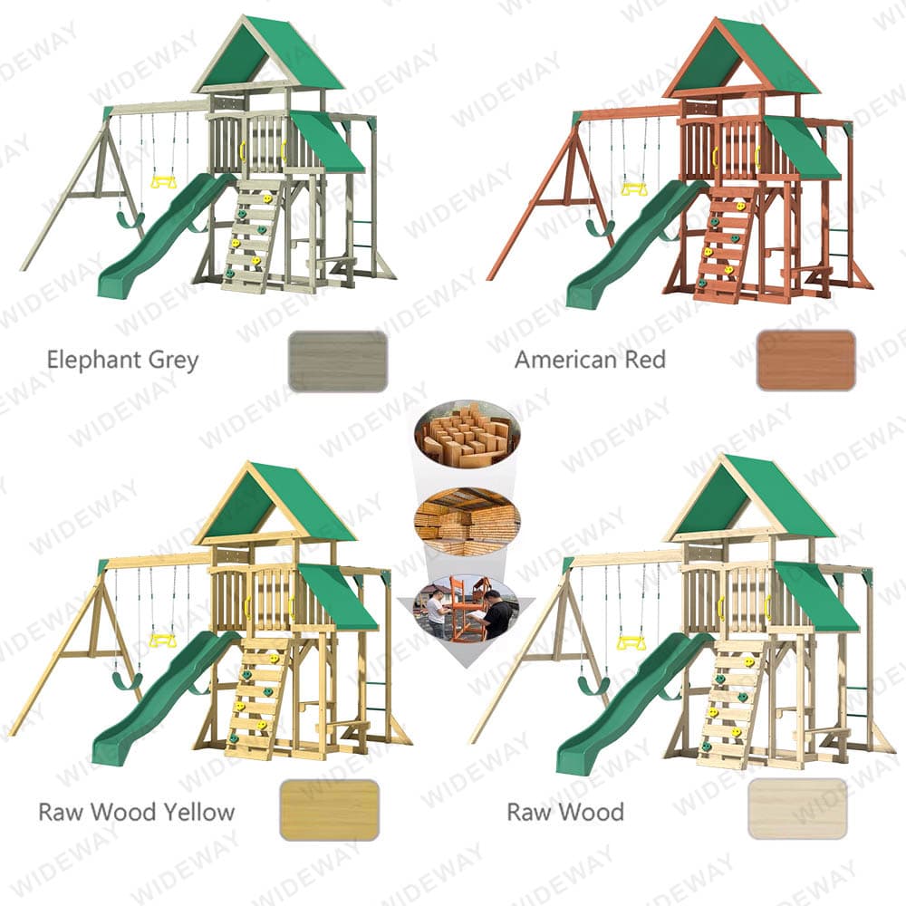 Dragon-Garden Frames Wooden Swing Set thumbnail 6