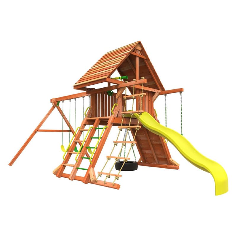 Highline Retreat Wooden Swing Set thumbnail 4