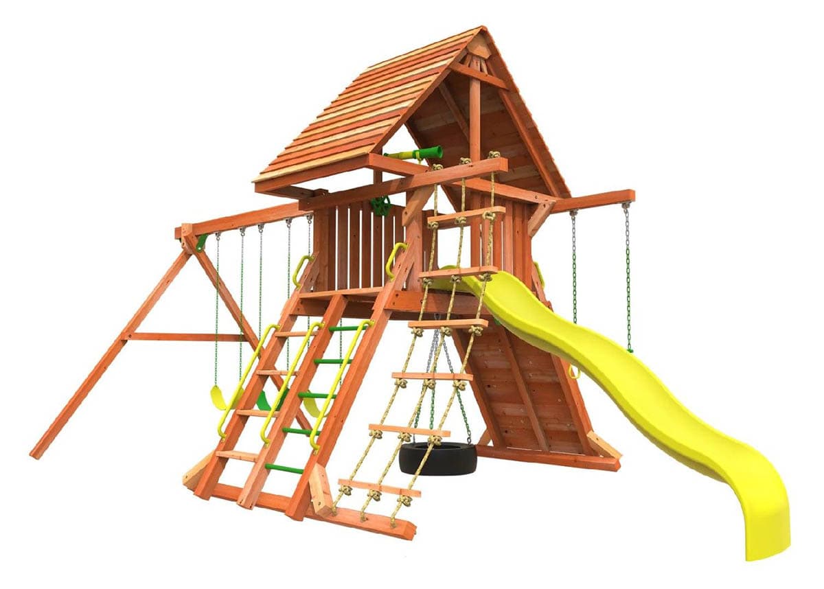 Highline Retreat Wooden Swing Set thumbnail 2