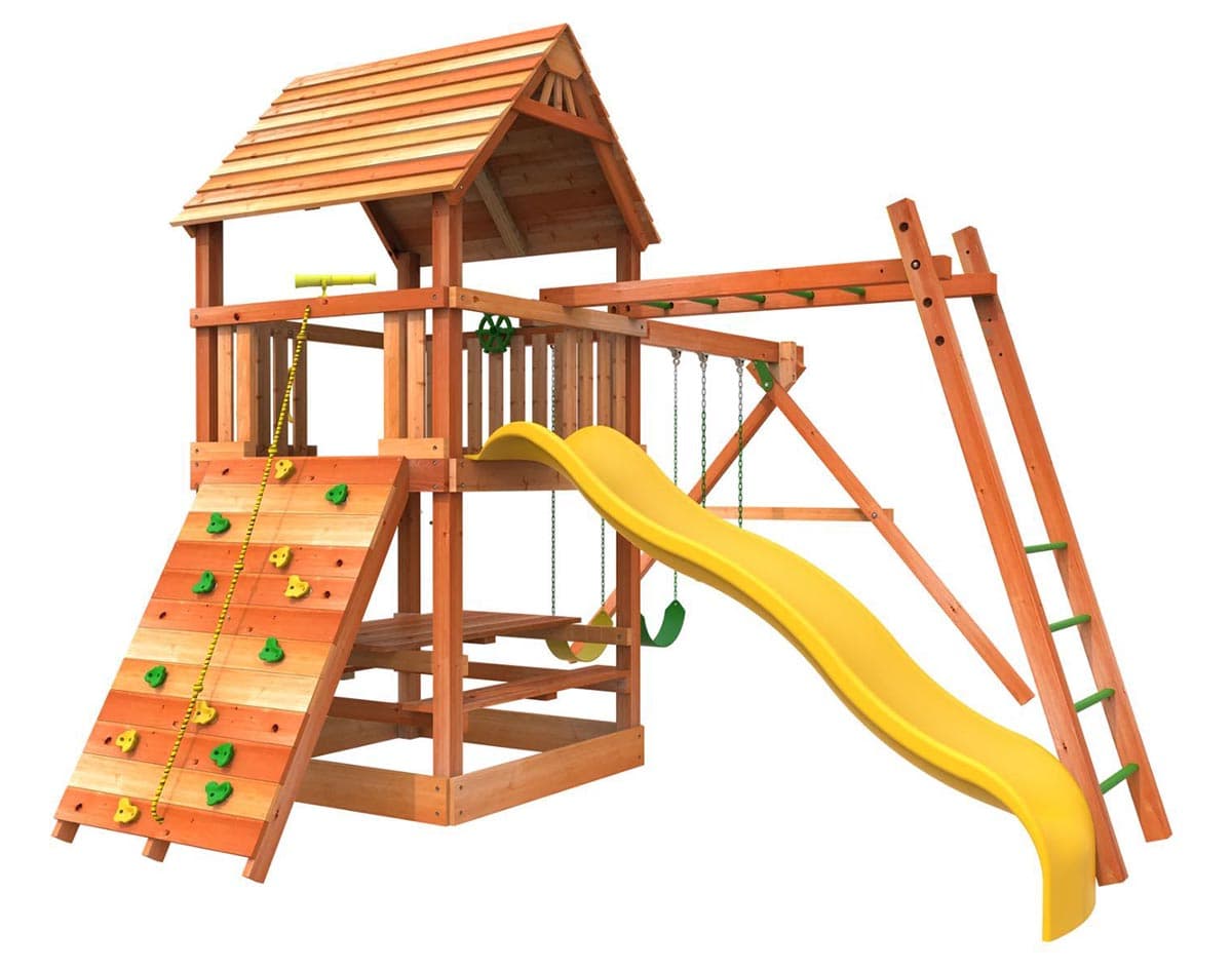 Woodplay Monkey Tower Swing Set thumbnail 2