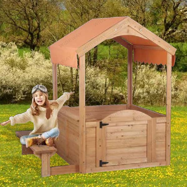 Outdoor Wooden Playhouses for Kids thumbnail 3