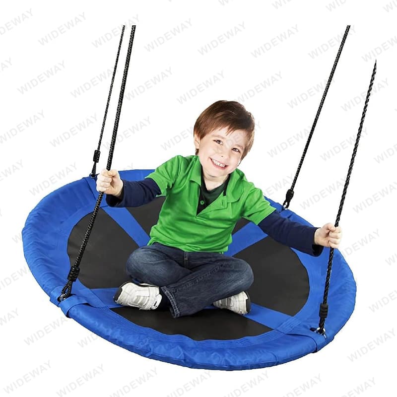 Saucer Tree Swing with Pillow and Adjustable Straps thumbnail 3