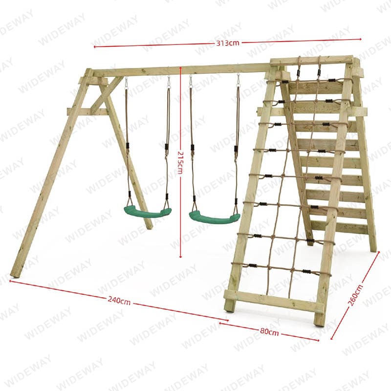 Wild Wooden Double Swing thumbnail 3