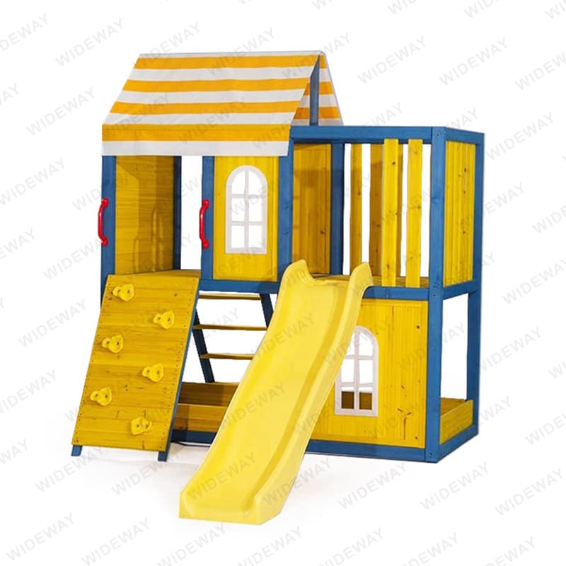 Wooden Cubby House Playset thumbnail 3
