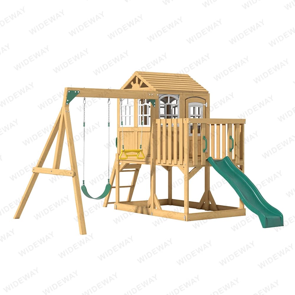 Wooden Kids Outdoor Playhouses thumbnail 5