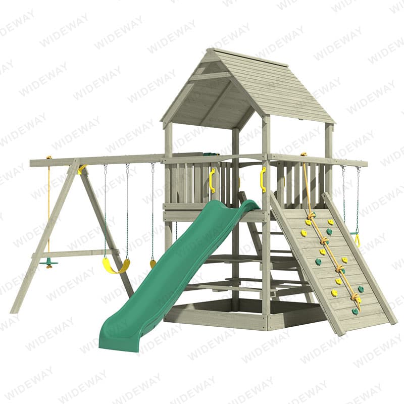 Wooden Swing Sets For Backyard Play thumbnail 2