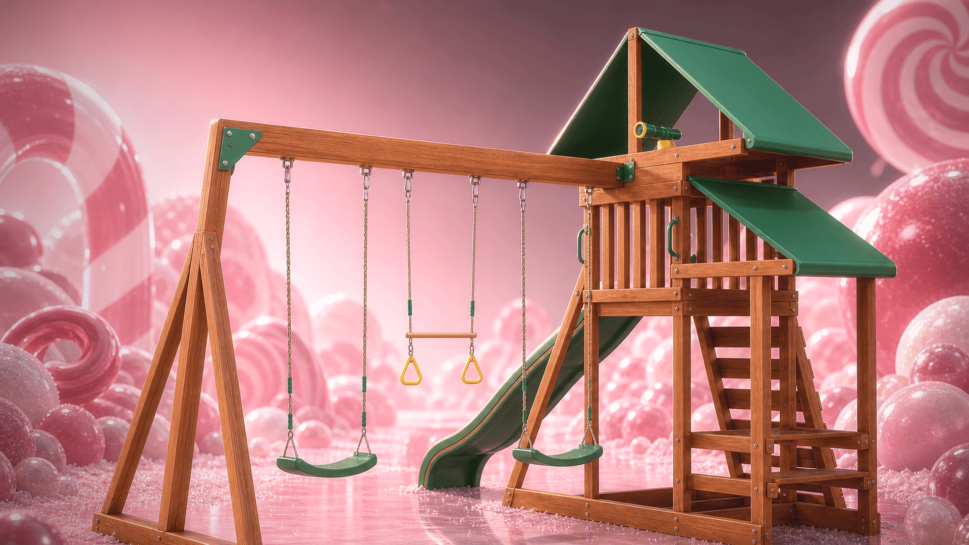 Dragon-cocon Aires de jeux en bois WIDEWAY