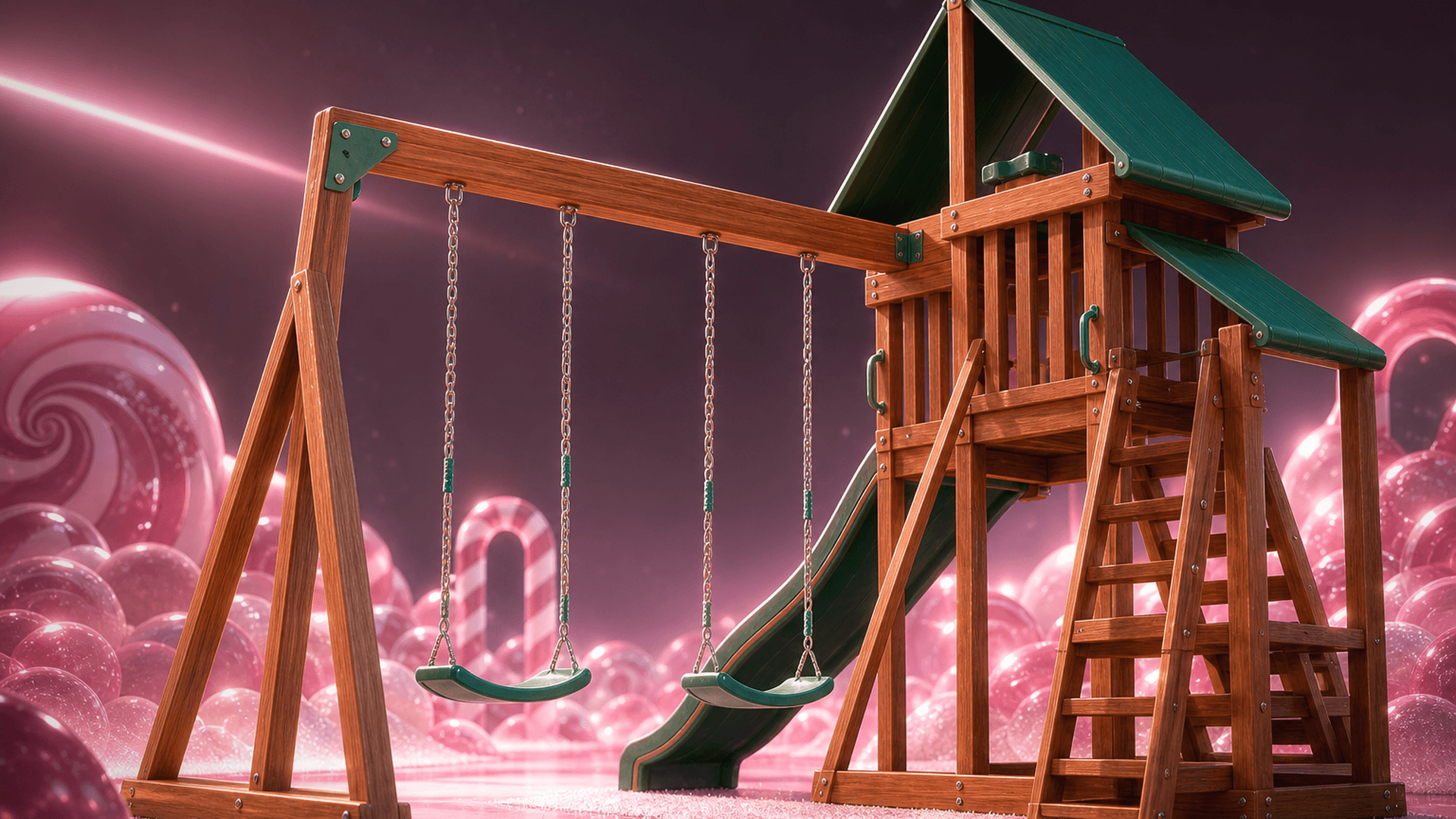 DRAGON COCOON full play system in a dusk candy-luxe atmosphere