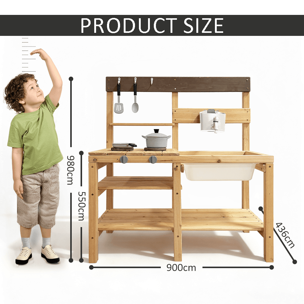 Play Naturally: Little Sprout Mud Kitchen Inspires Outdoor Creativity