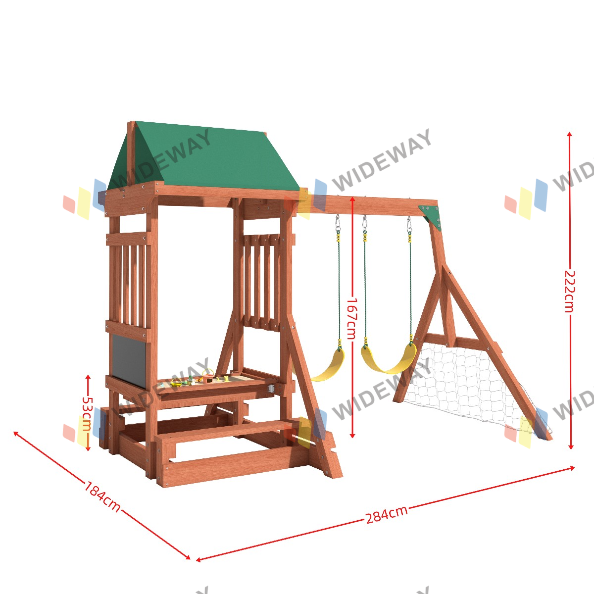 Dragon-Teepee Outdoor-Spielsets WIDEWAY