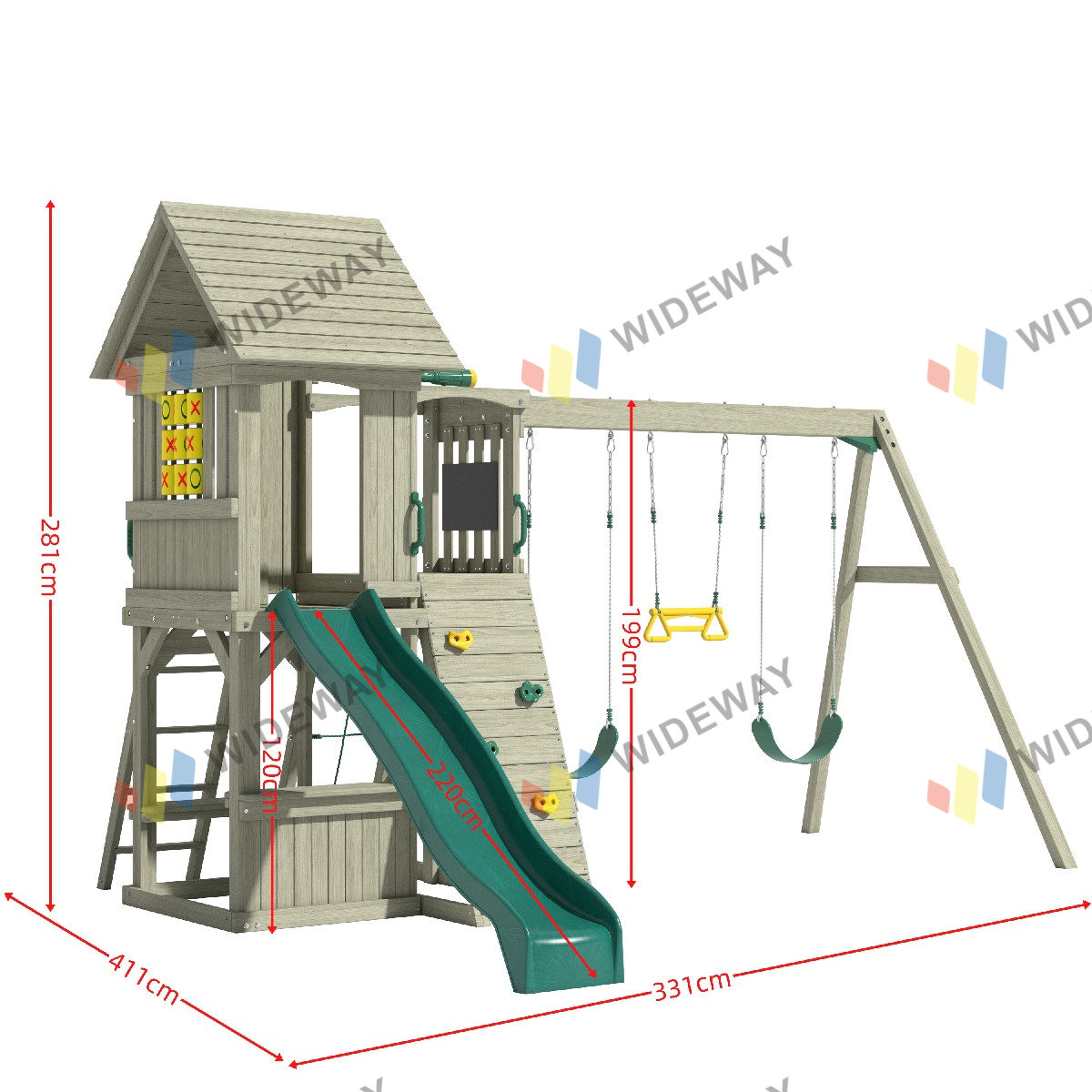 Dragon-Great Skype Outdoor-Spielsets WIDEWAY