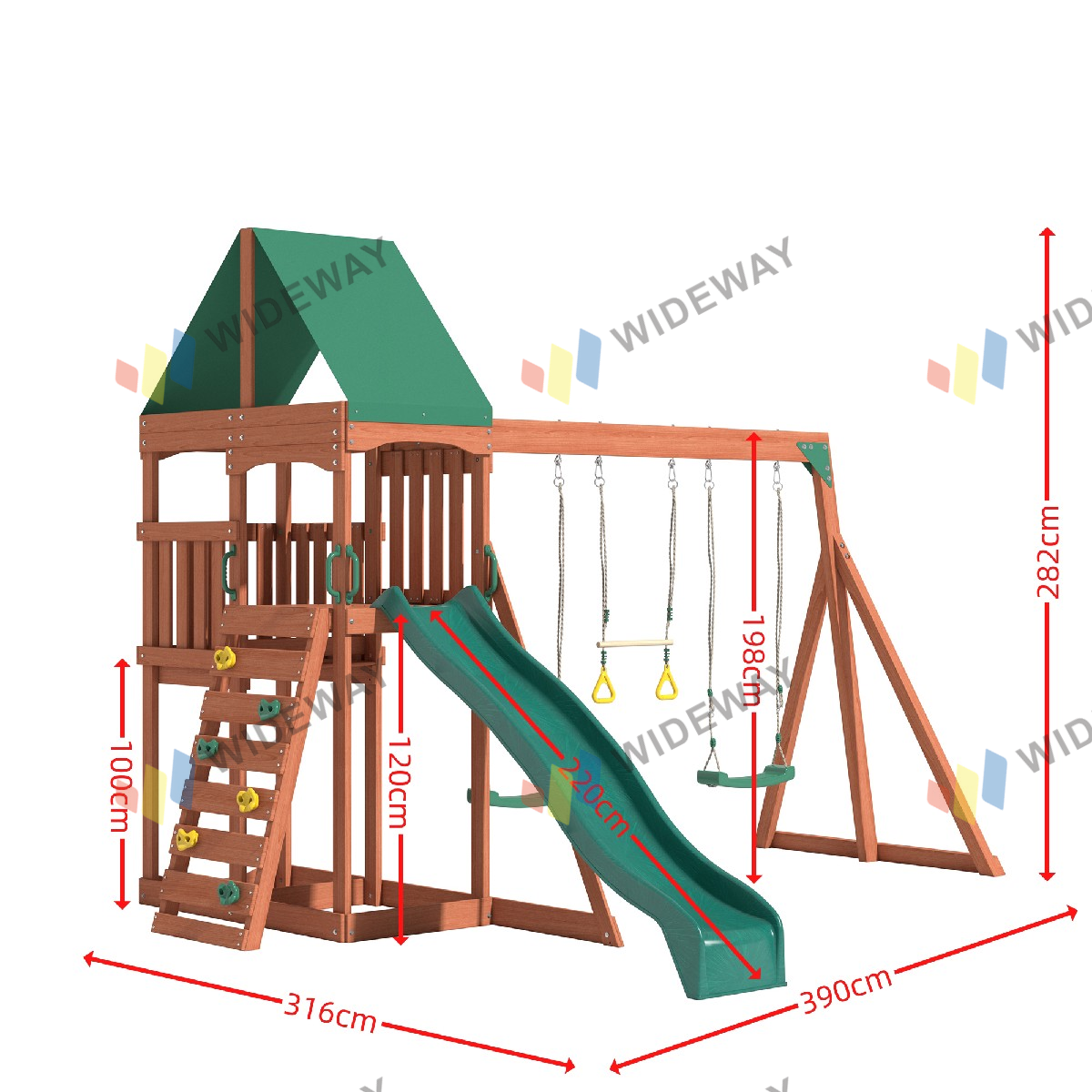 Dragon- Club Aires de jeu extérieures WIDEWAY