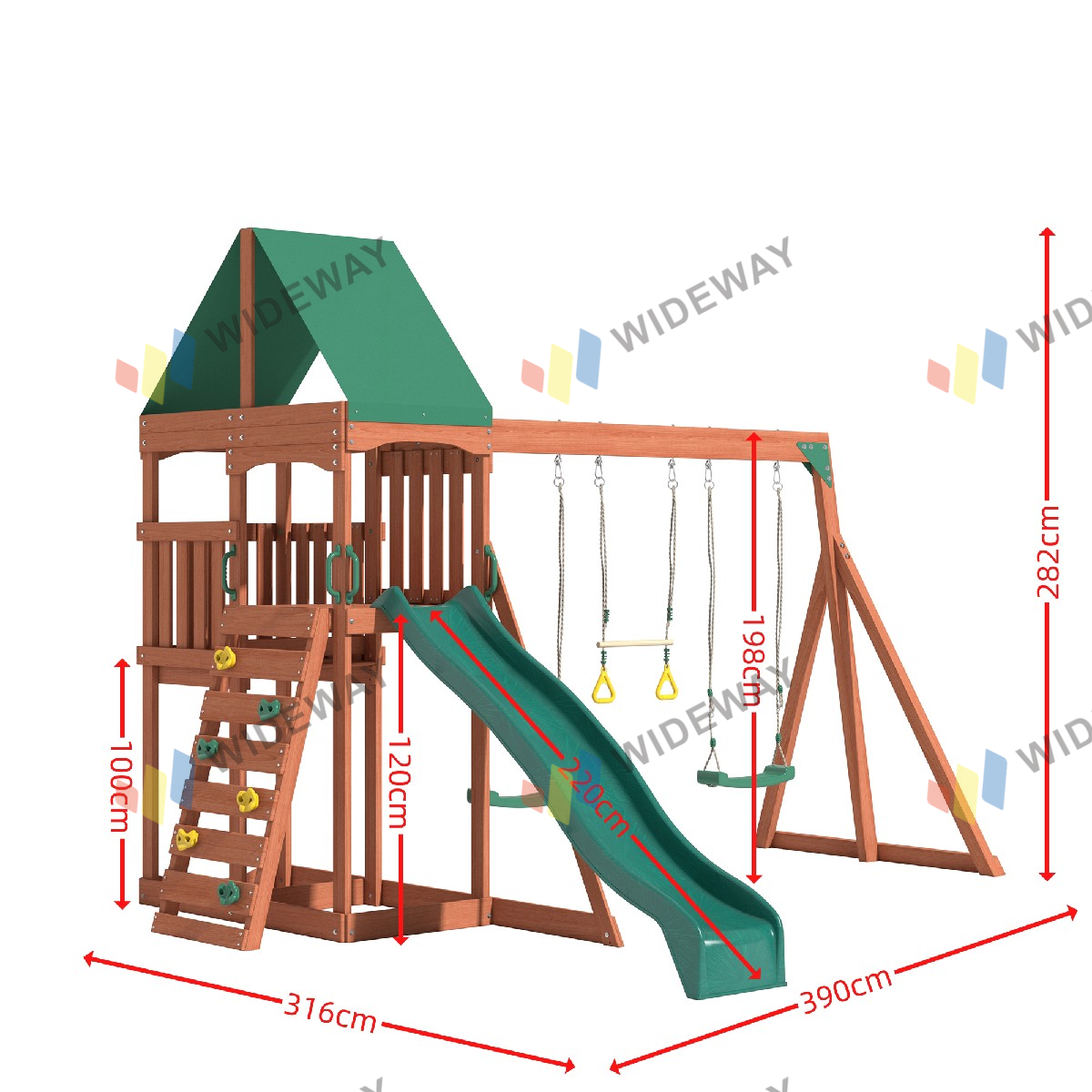 Dragon- Club Outdoor-Spielsets WIDEWAY